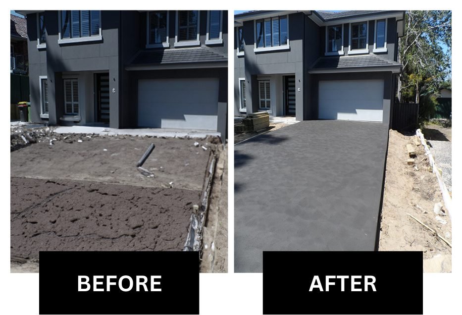 Before and After Driveways