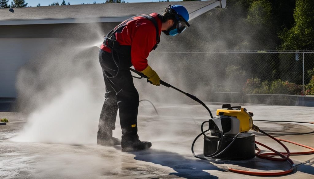 Removing Paint from Concrete